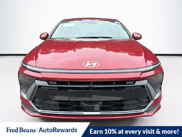 New 2026 Hyundai Sonata Hybrid Blue Sedan