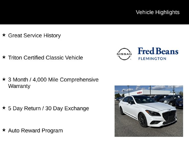Used 2018 Genesis G80 3.3T Sport Sedan