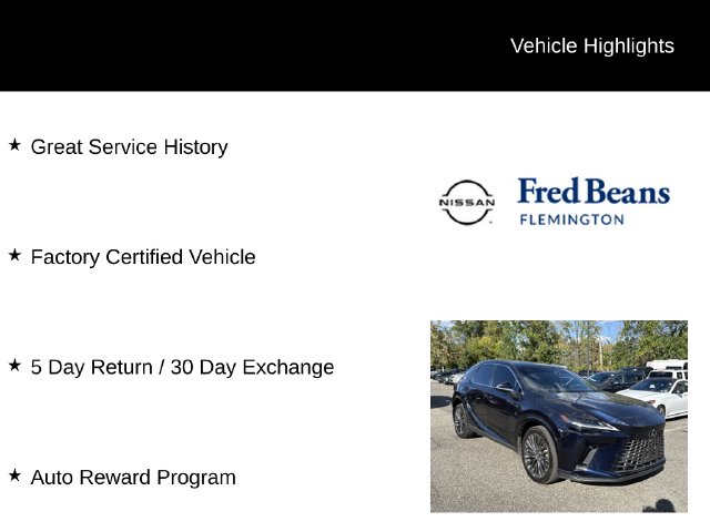 Used 2024 Lexus RX 450h+ Luxury SUV