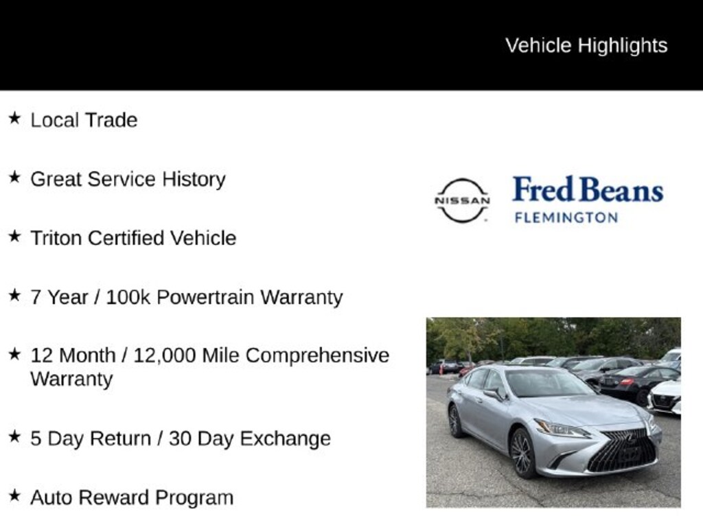 Used 2024 Lexus ES 350 Sedan