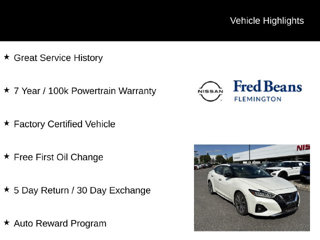 Certified 2022 Nissan Maxima Platinum Sedan