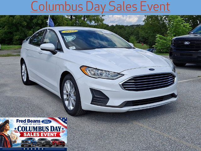 Certified 2020 Ford Fusion SE with VIN 3FA6P0HD3LR119510 for sale in Exton, PA