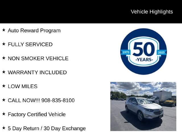 Certified 2018 Chevrolet Equinox Premier W/1LZ SUV