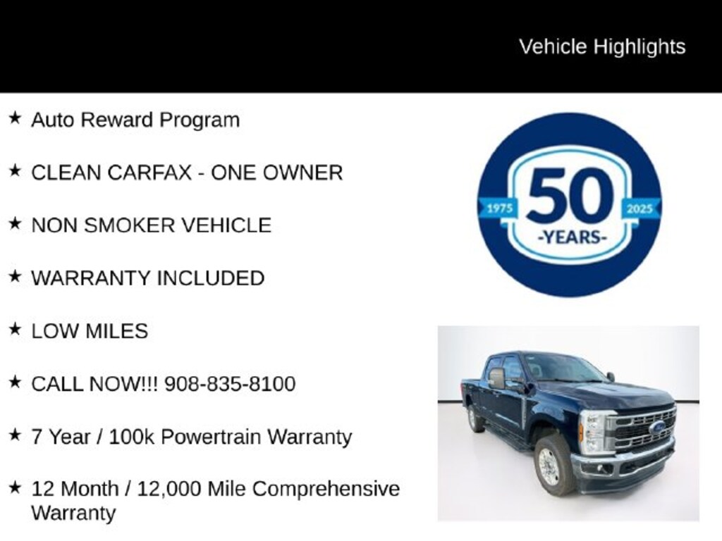 Certified 2025 Ford F-250 XLT CREW CAB TRUCK