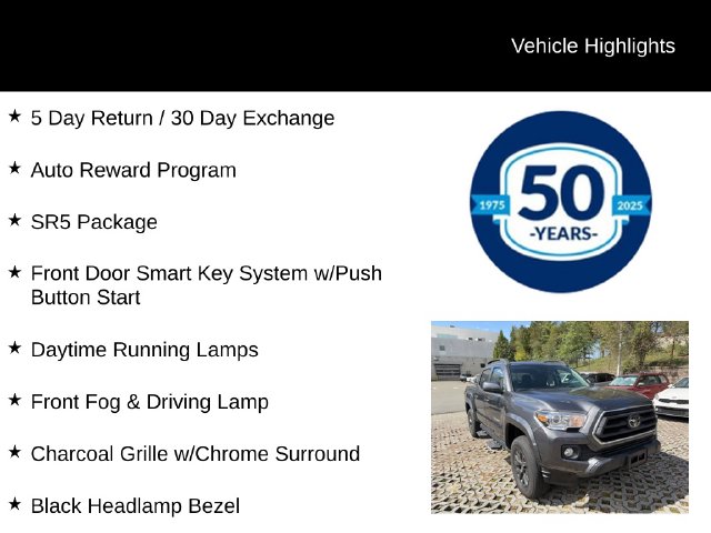 Certified 2023 Toyota Tacoma SR5 Truck