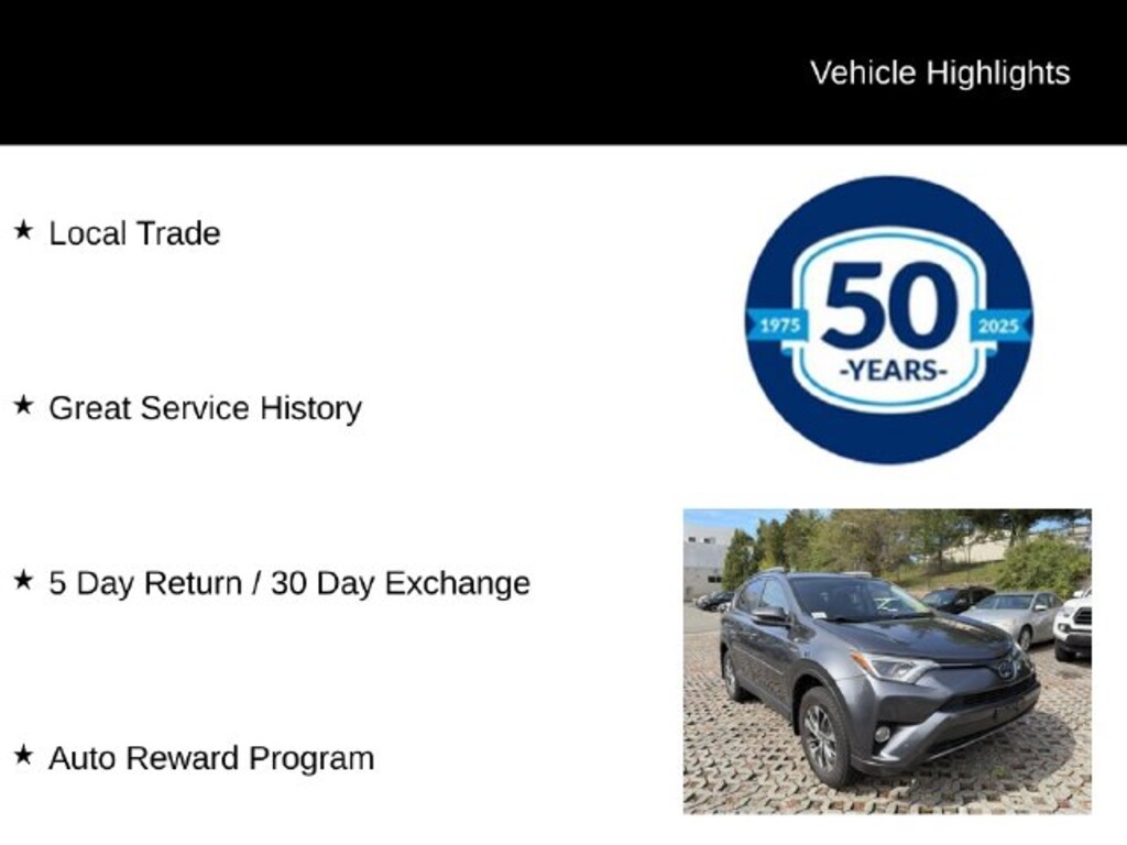 Used 2018 Toyota RAV4 Hybrid XLE SUV