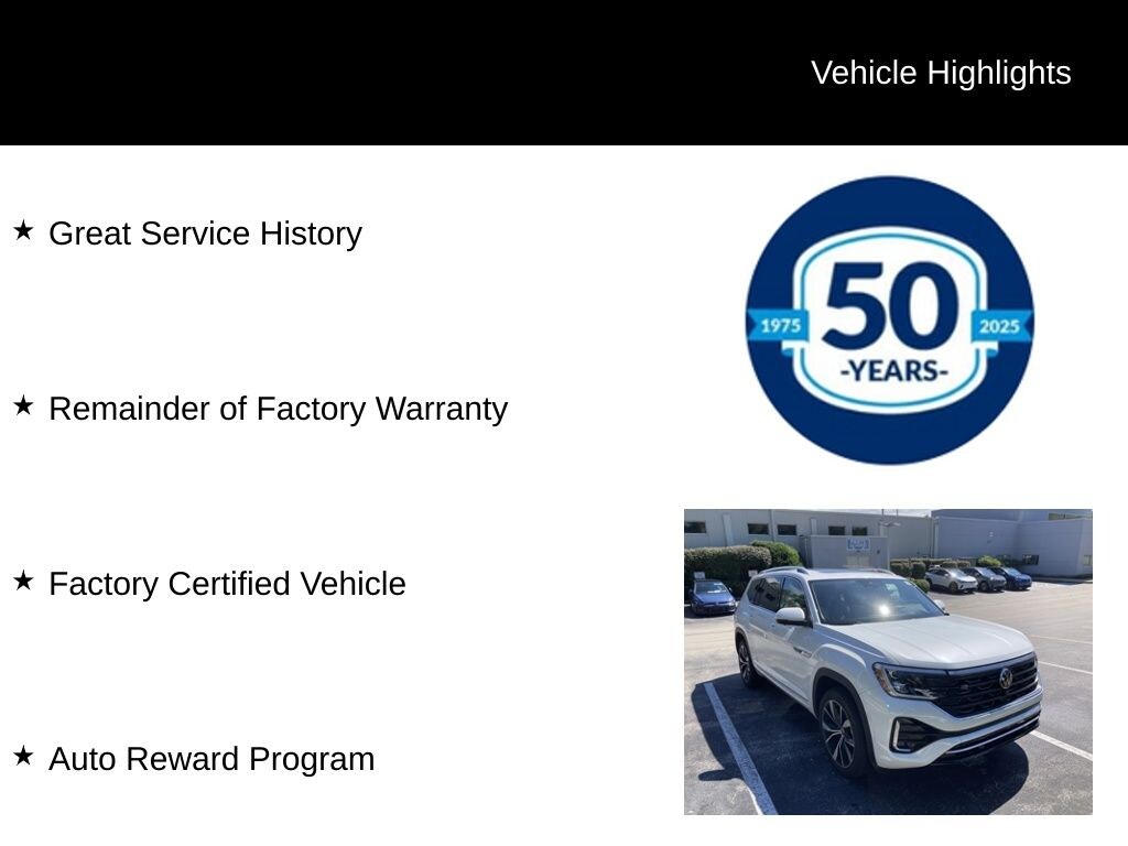 Certified 2026 Volkswagen Atlas SEL Premium R-Line SUV