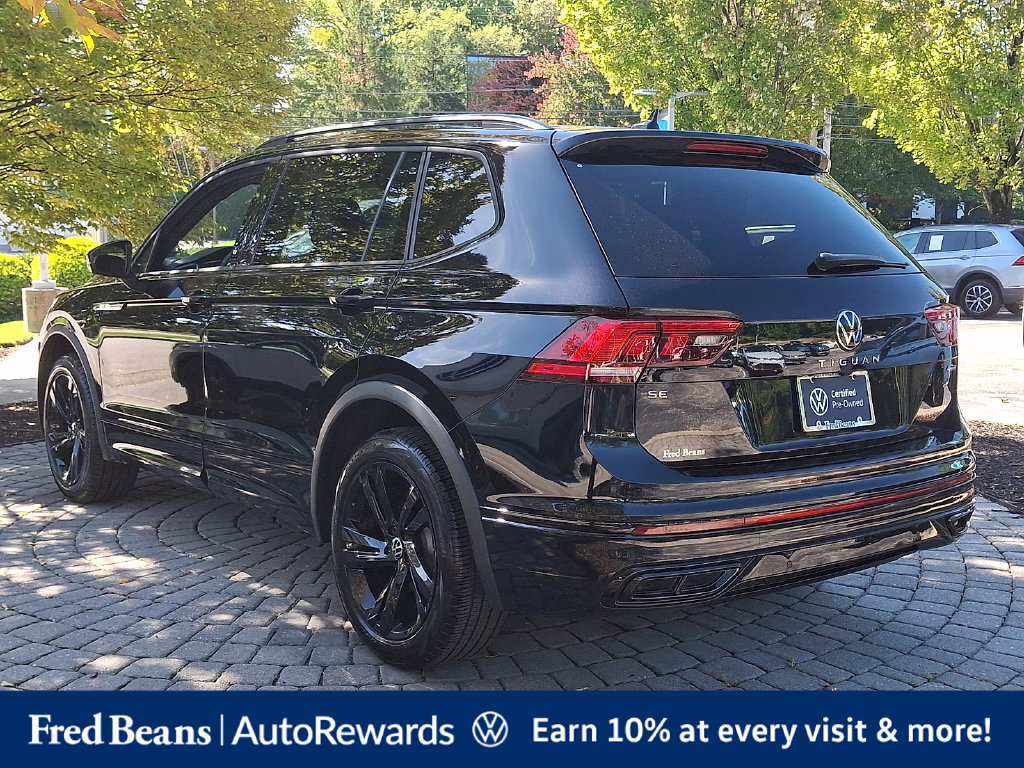 Certified 2024 Volkswagen Tiguan 2.0T SE R-Line Black SUV