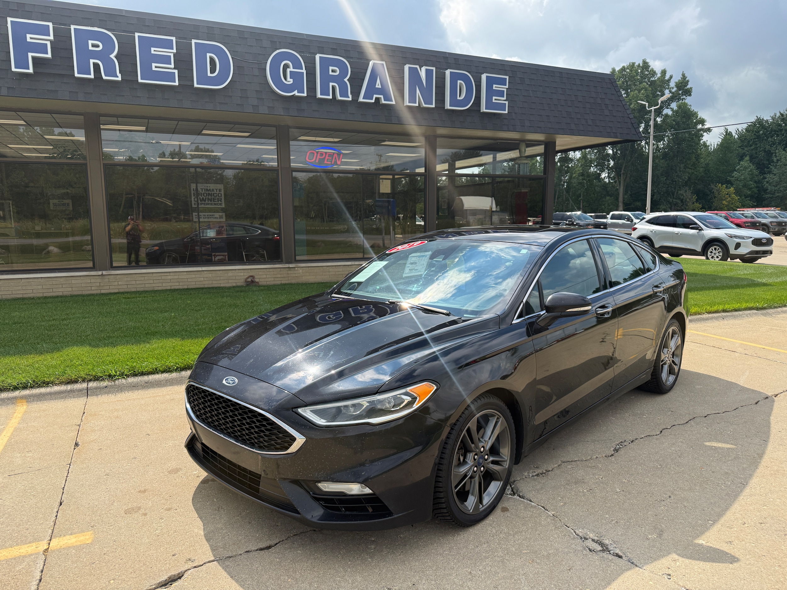 Used 2019 Ford Fusion V6 Sport with VIN 3FA6P0VP2KR102890 for sale in Casco, MI