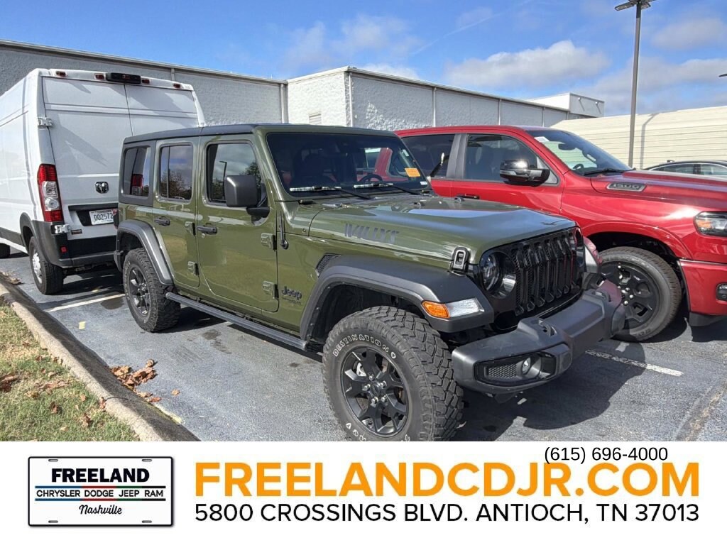 Used 2022 Jeep Wrangler Unlimited Willys SUV