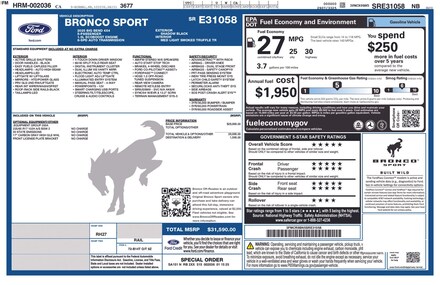 2025 Ford Bronco Sport Big Bend SUV