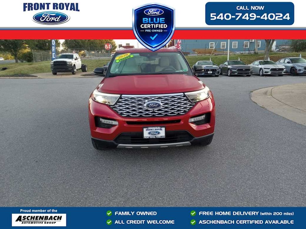 Certified 2020 Ford Explorer Platinum SUV