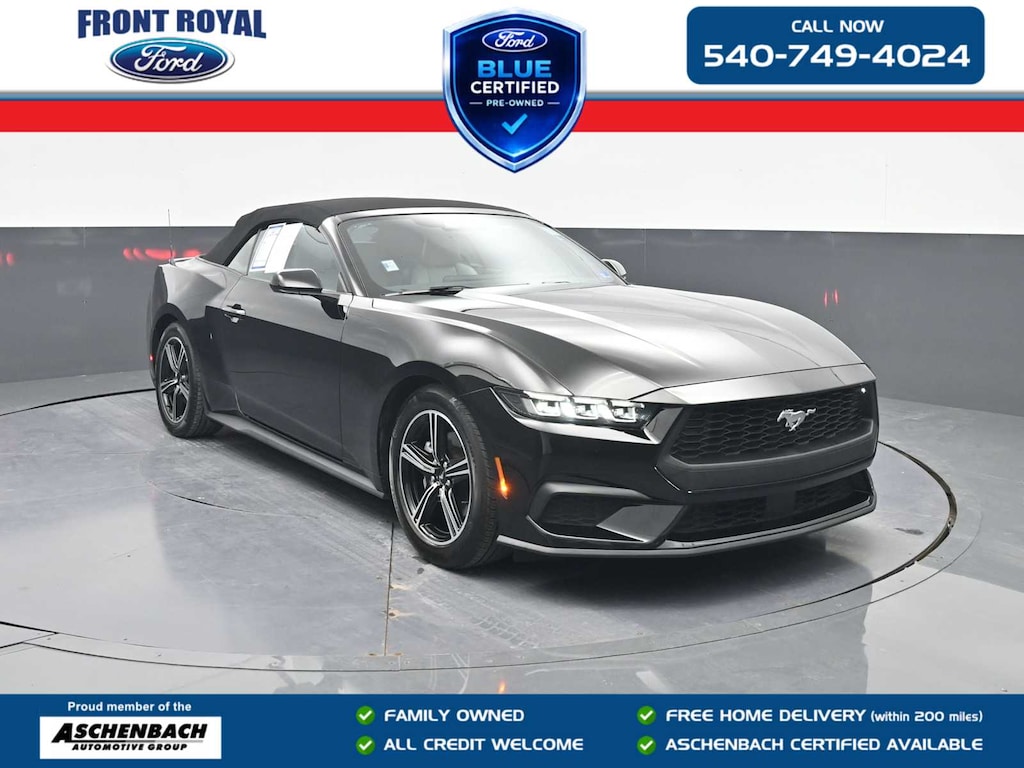 Certified 2025 Ford Mustang Ecoboost Premium Convertible