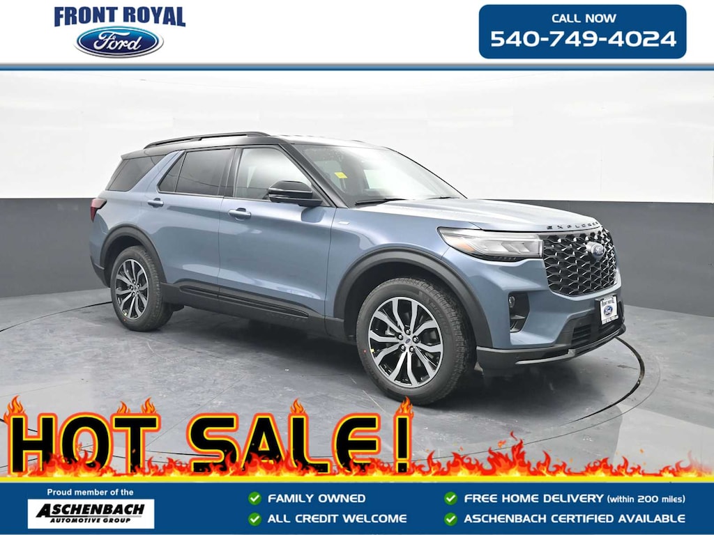 New 2026 Ford Explorer ST-Line SUV