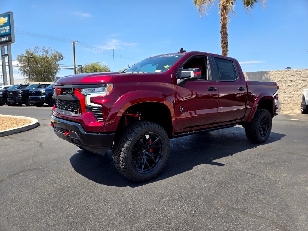 New 2026 Chevrolet Silverado 1500 RST Lifted Black Widow Truck