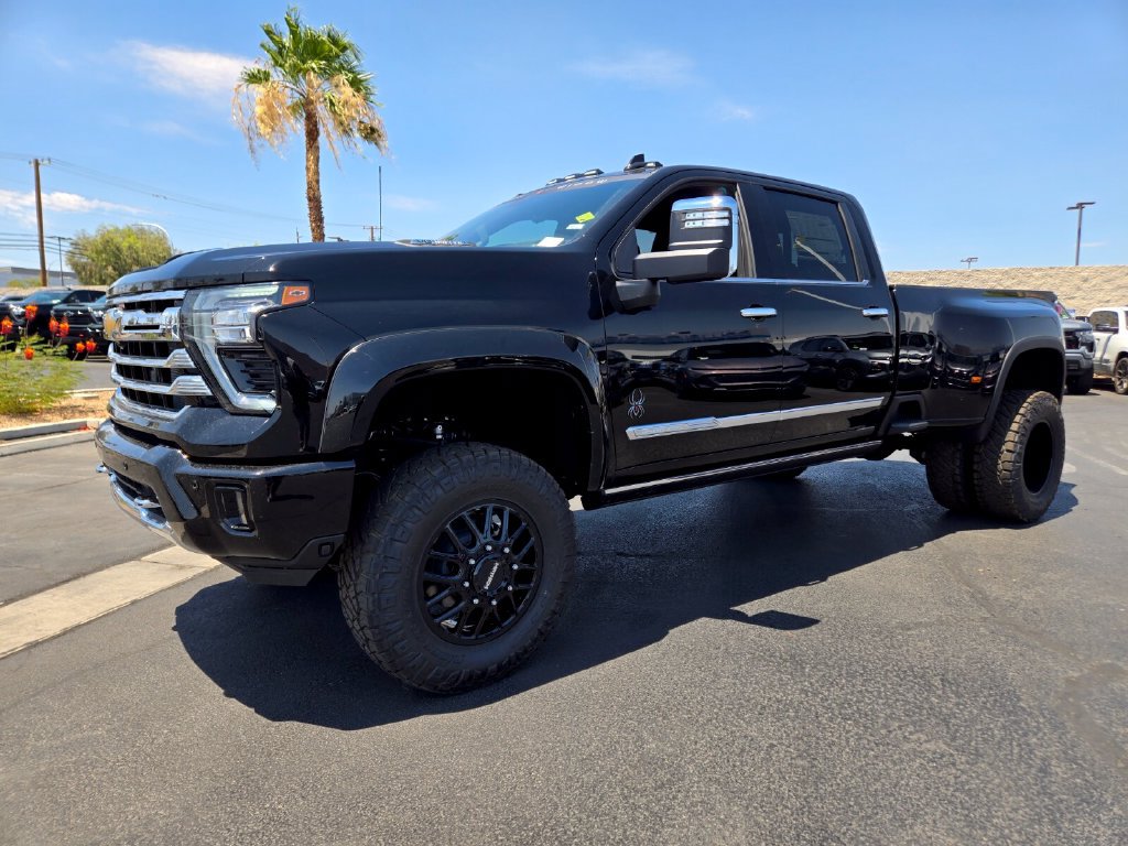 New 2026 Chevrolet Silverado 3500 HD High Country DRW Lifted Black Widow Truck