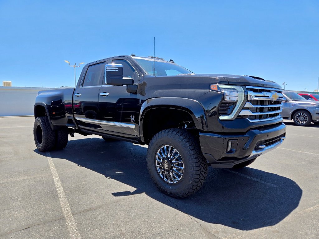 New 2026 Chevrolet Silverado 3500 HD High Country DRW Lifted Black Widow Truck