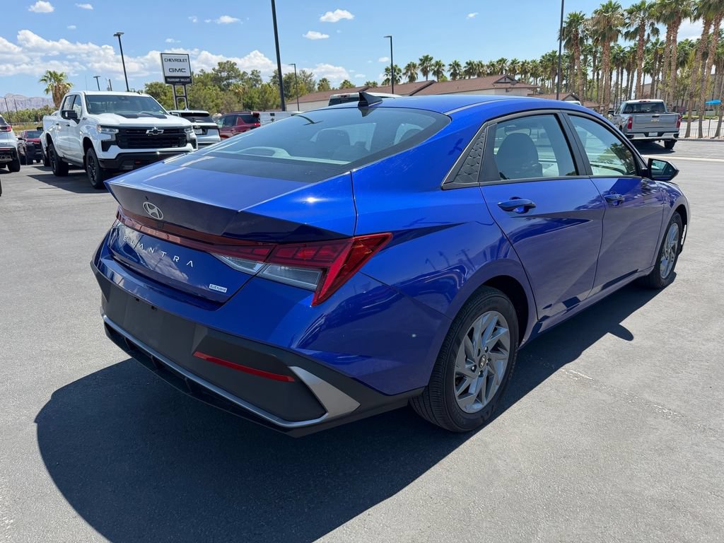 Used 2025 Hyundai Elantra Hybrid Blue