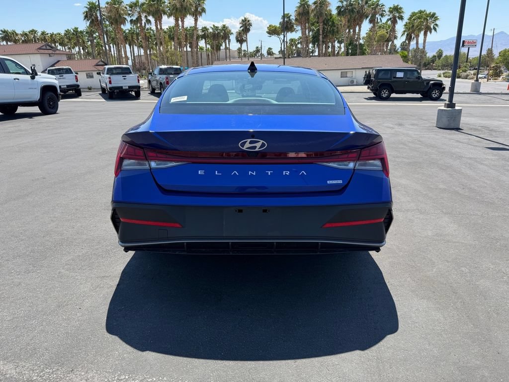 Used 2025 Hyundai Elantra Hybrid Blue
