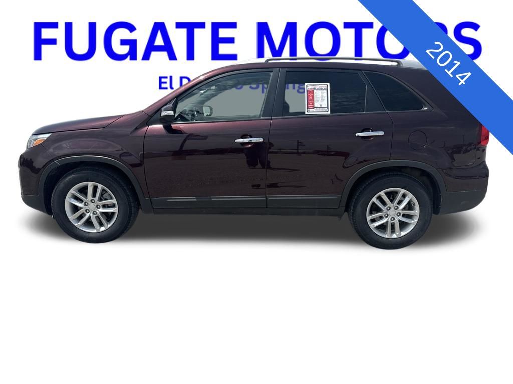 Used 2014 Kia Sorento LX with VIN 5XYKT3A64EG455116 for sale in Kansas City