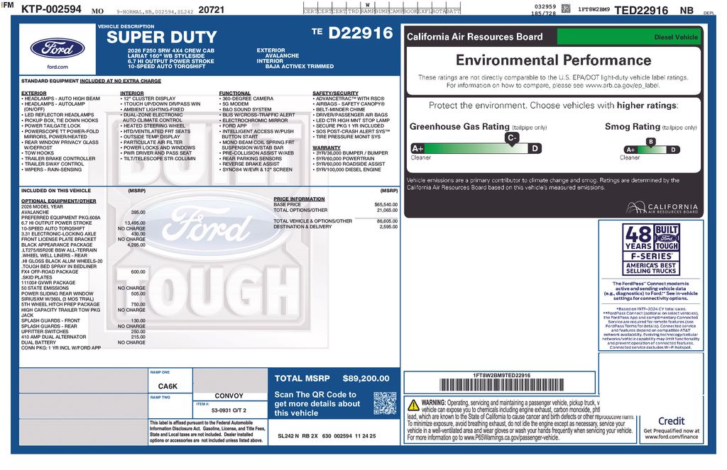 2026 Ford F-250 Super Duty Lariat - Photo 51