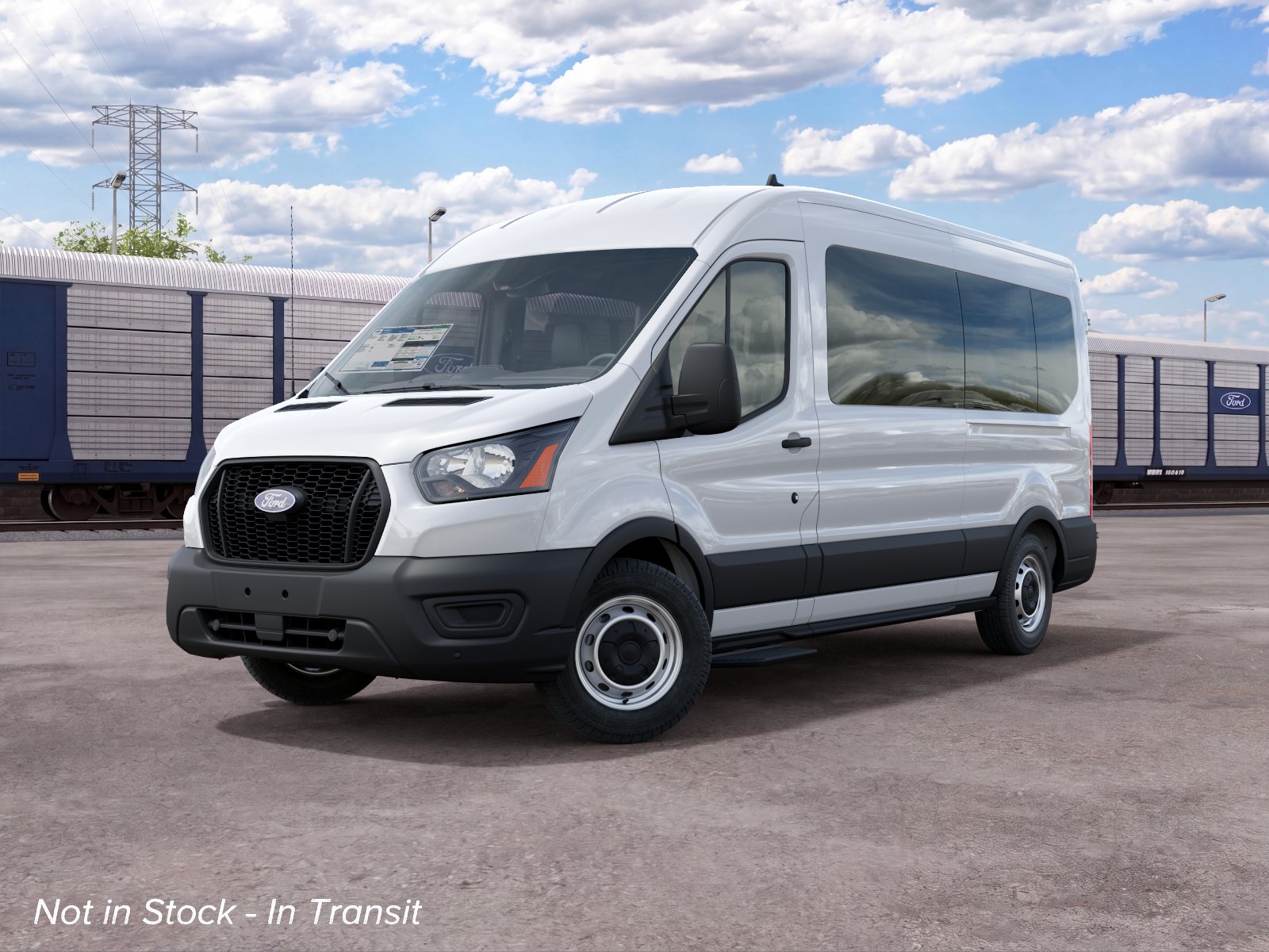 New 2027 Ford Transit Passenger Wagon XL T-350 148 Med Roof XL RWD