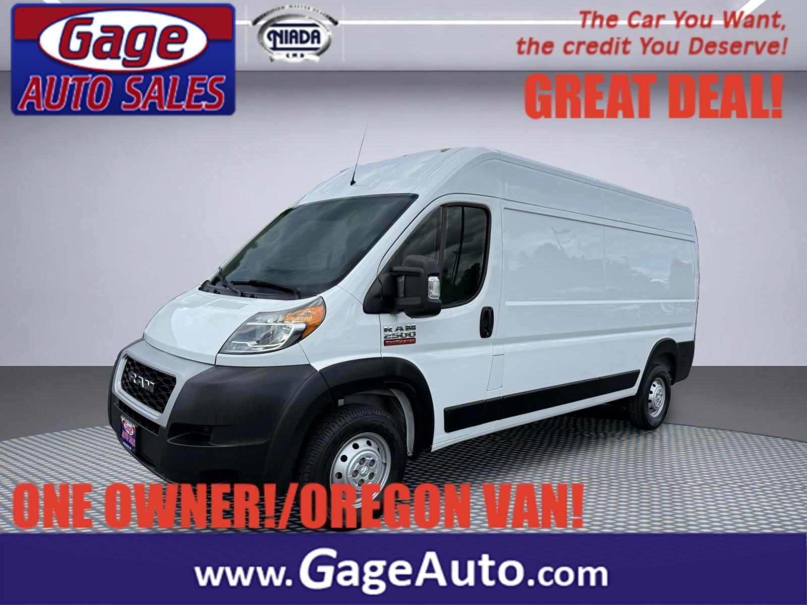2021 RAM ProMaster Cargo Van