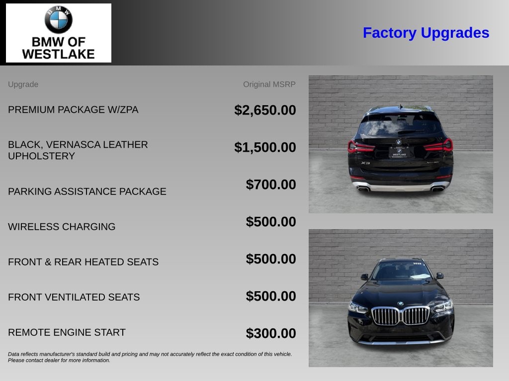 Used 2023 BMW X3 xDrive30i SUV