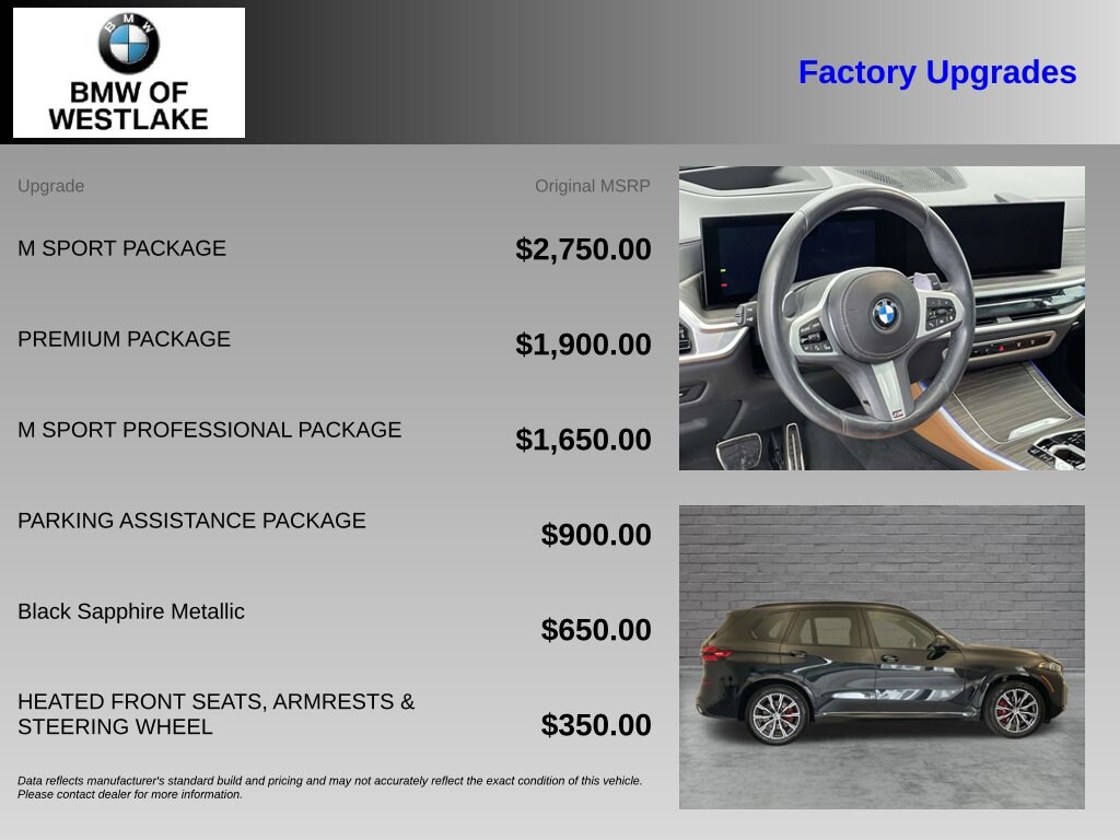 Used 2025 BMW X5 xDrive40i SUV
