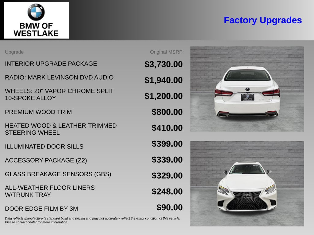 Used 2018 Lexus LS 500 Base Sedan
