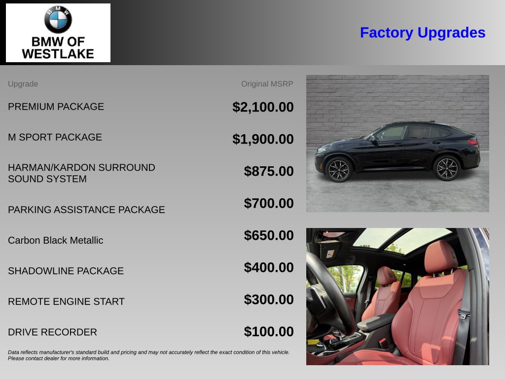 Used 2024 BMW X4 xDrive30i SUV