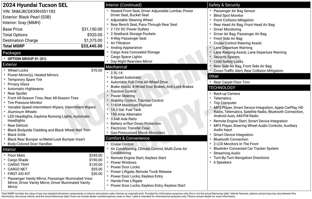 2024 Hyundai Tucson SEL - Photo 24