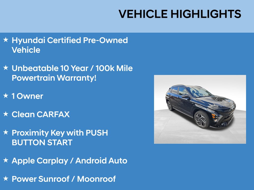 Certified 2024 Hyundai Kona N Line SUV