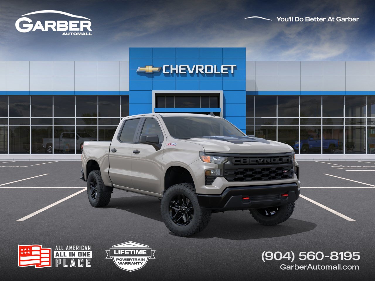 New 2026 Chevrolet Silverado 1500 Custom Trail Boss Truck