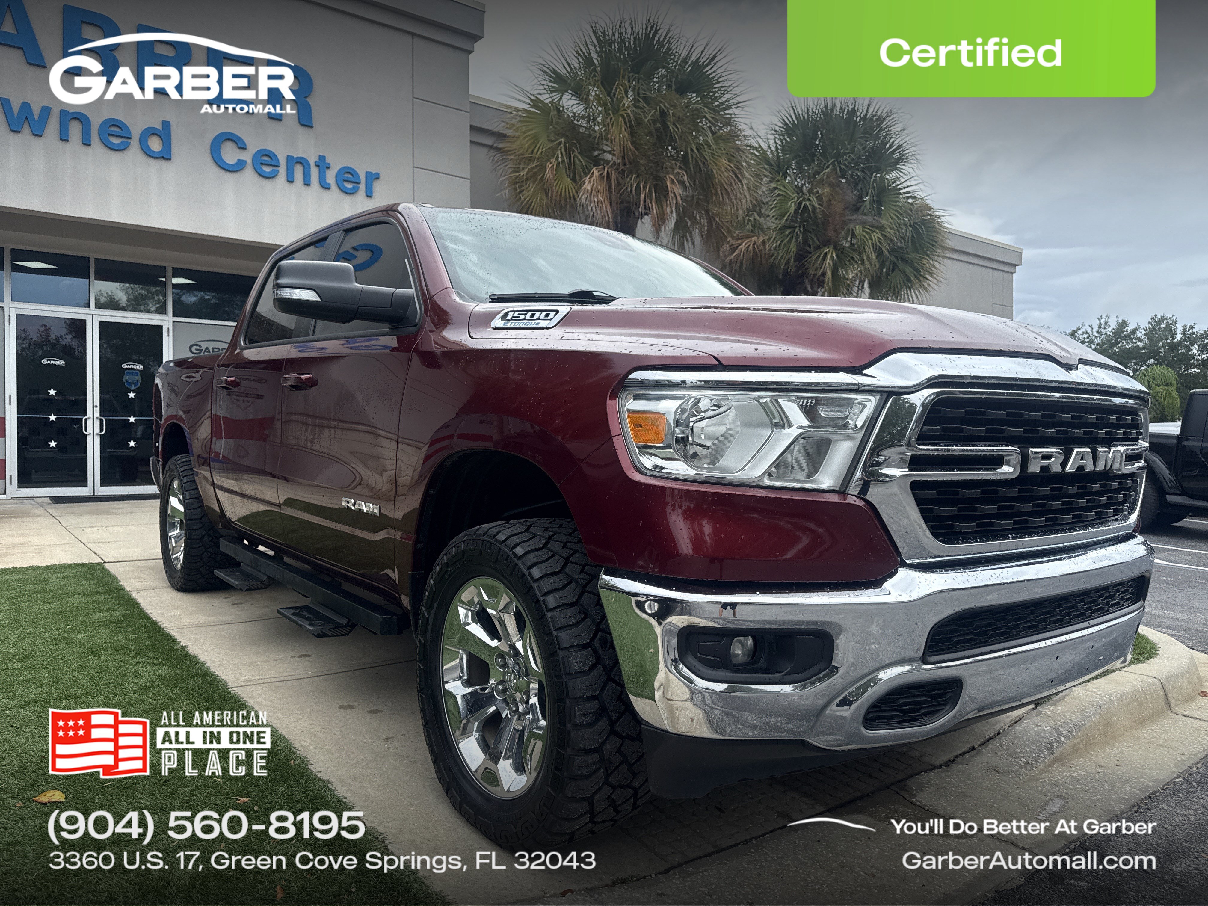 Certified 2022 Ram 1500 Big Horn/Lone Star Truck Crew Cab