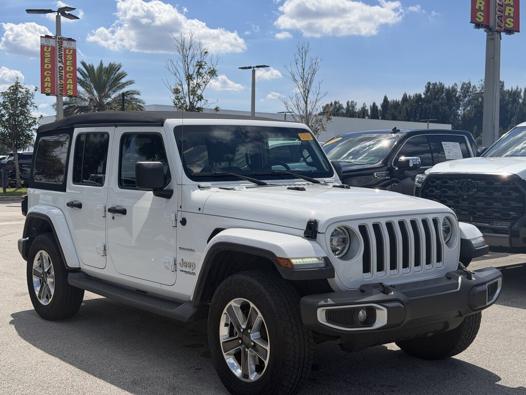 Used 2019 Jeep Wrangler Unlimited Sahara 4x4 SUV