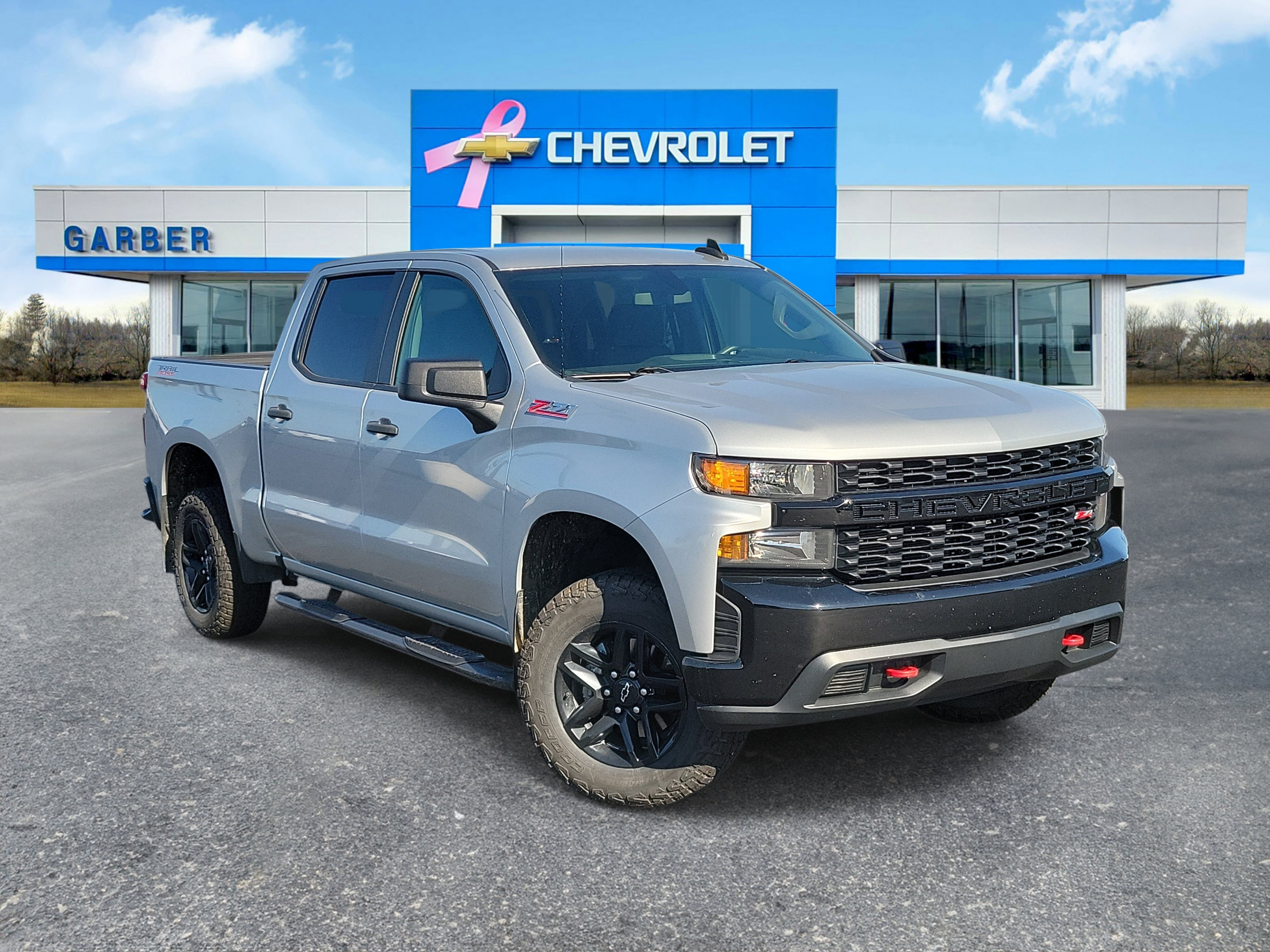 Used 2021 Chevrolet Silverado 1500 Custom Trail Boss Truck Crew Cab