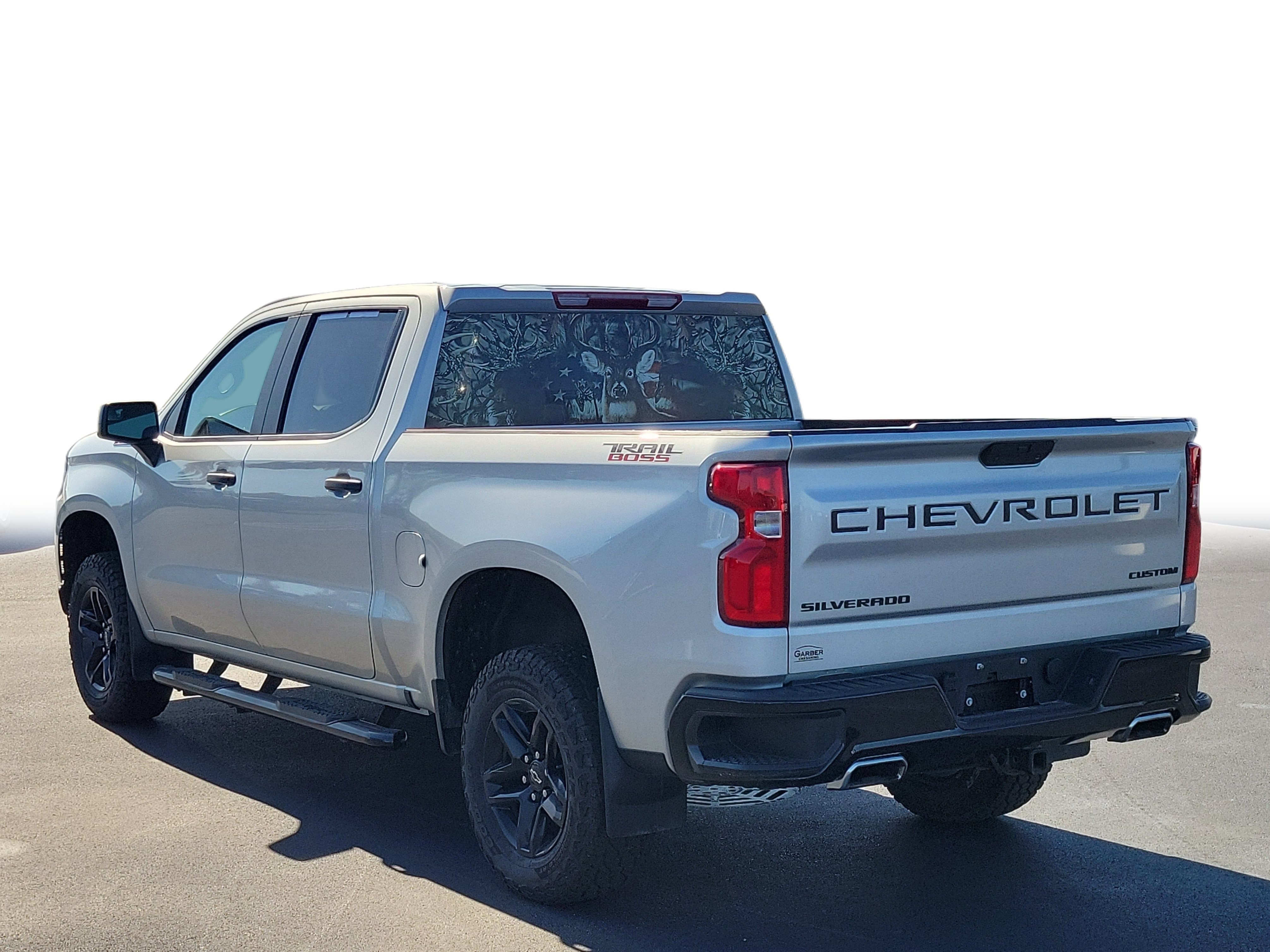 Used 2021 Chevrolet Silverado 1500 Custom Trail Boss Truck Crew Cab