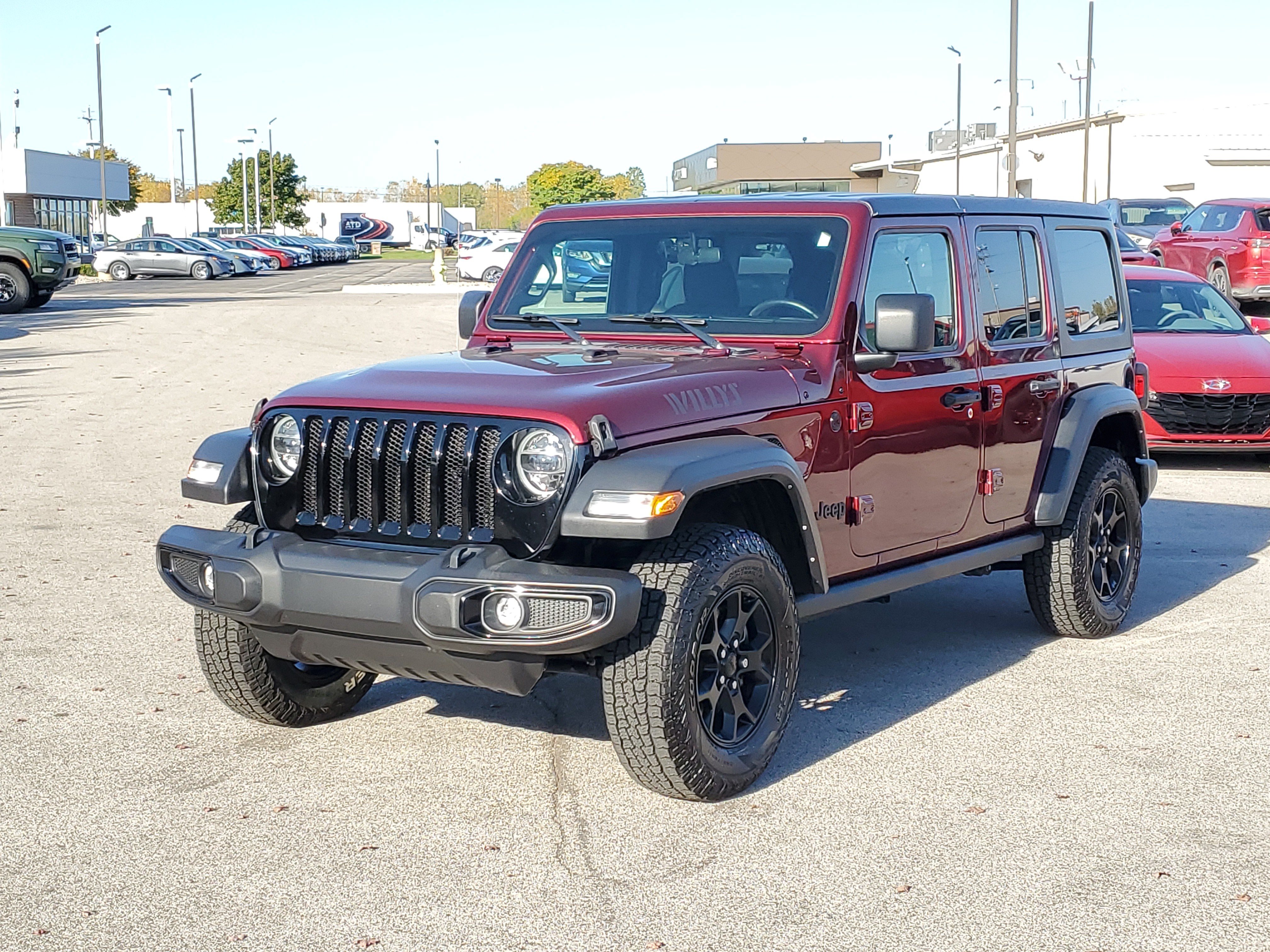 Used 2021 Jeep Wrangler Unlimited Willys SUV