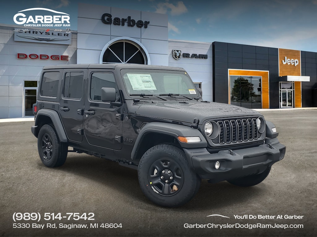 New 2026 Jeep Wrangler 4-DOOR SPORT Sport Utility