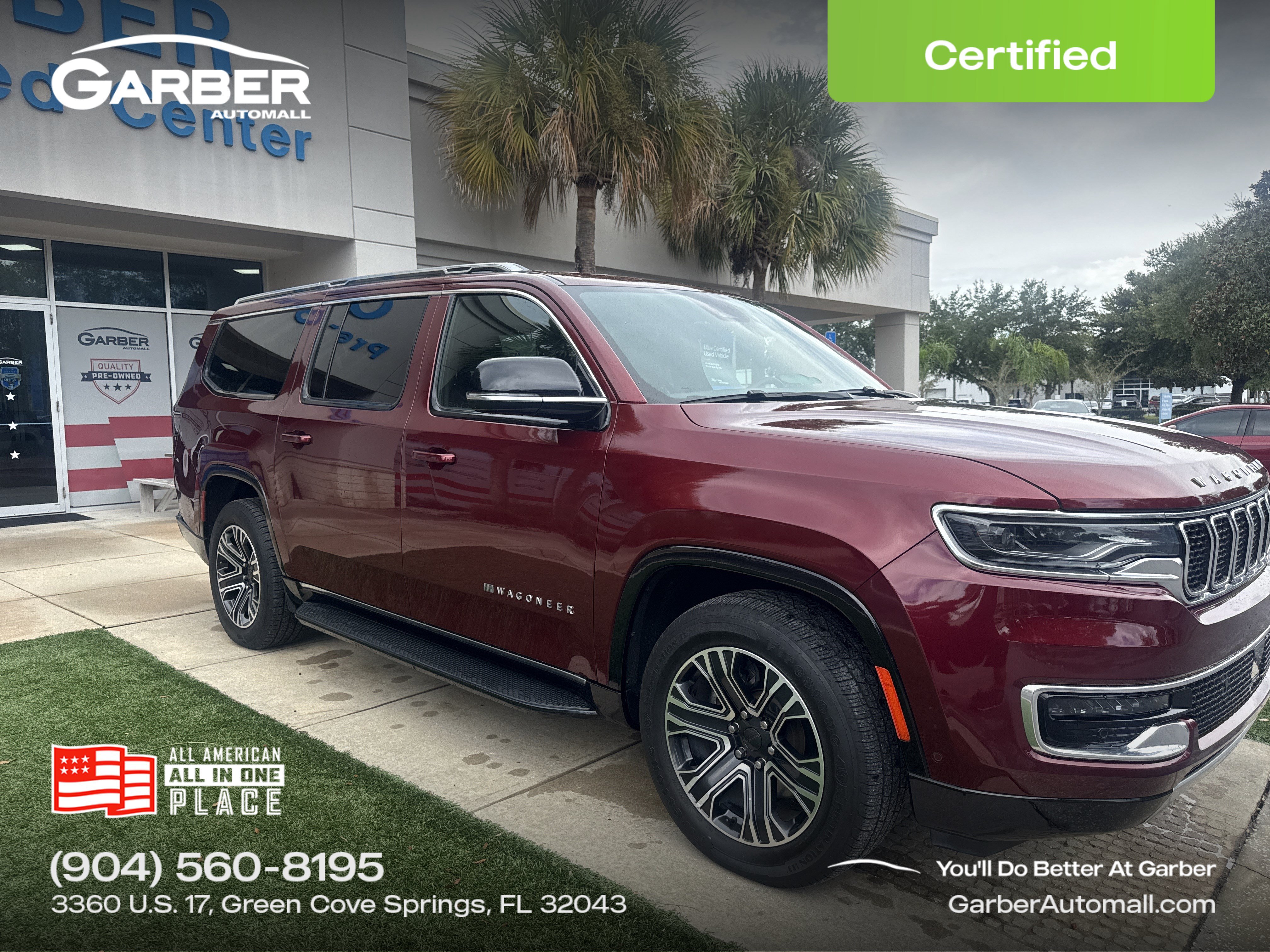 Certified 2024 Jeep Wagoneer L Series II SUV