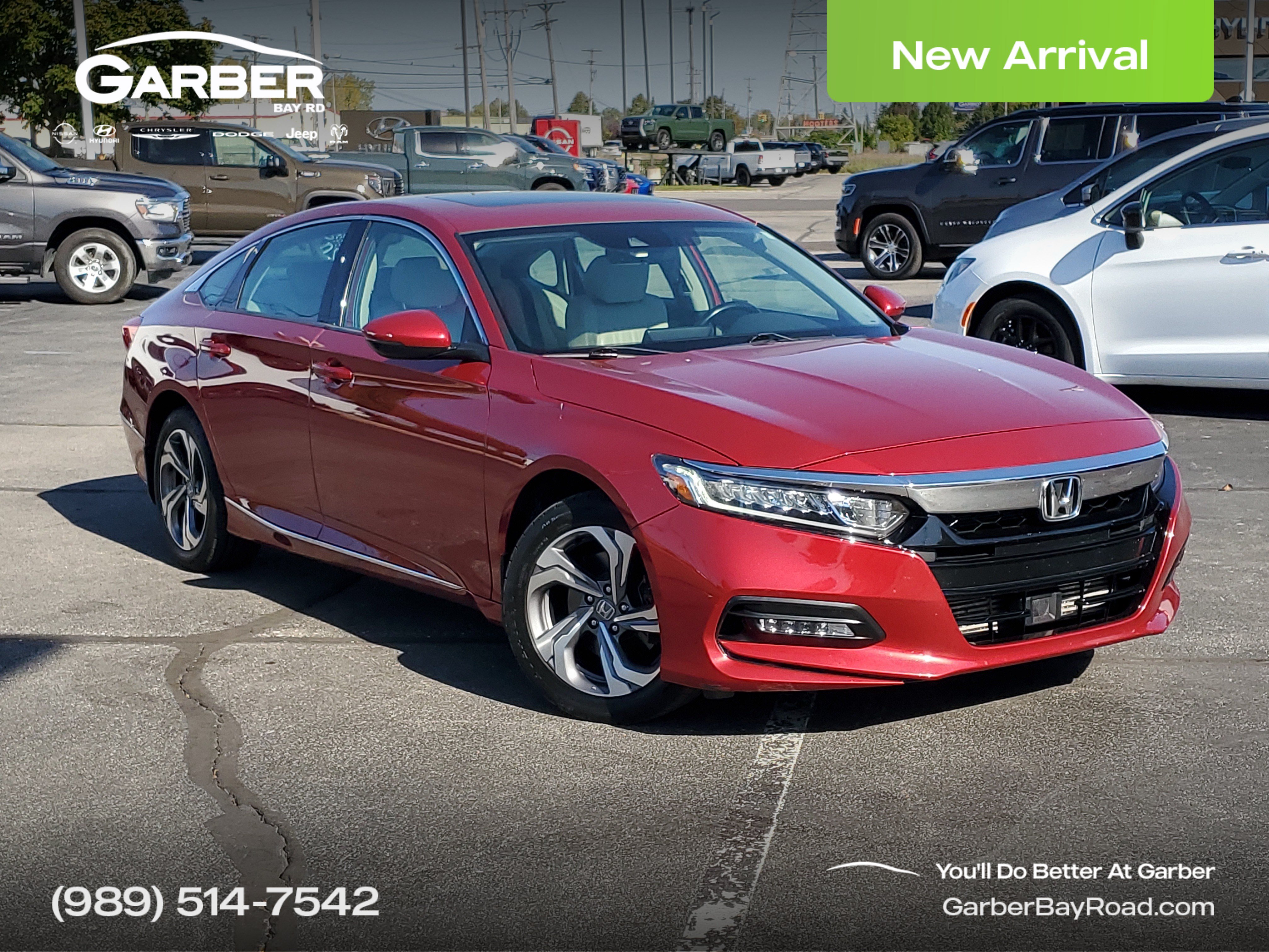 Used 2018 Honda Accord EX-L 2.0T Sedan