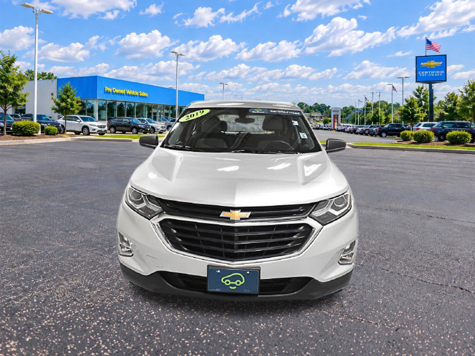 Used 2019 Chevrolet Equinox LS with VIN 3GNAXHEV2KS616210 for sale in Glendale Heights, IL