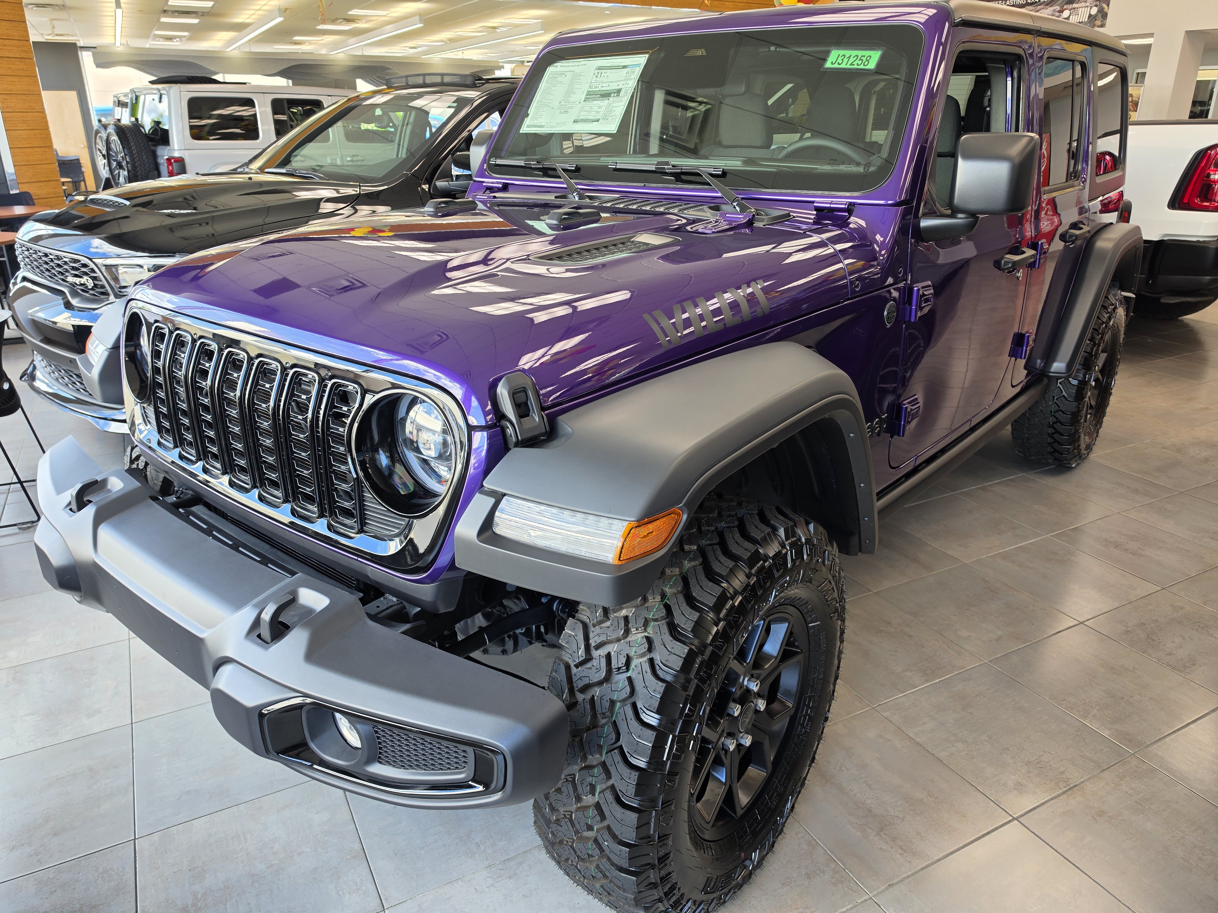 New 2026 Jeep Wrangler 4-DOOR WILLYS Sport Utility