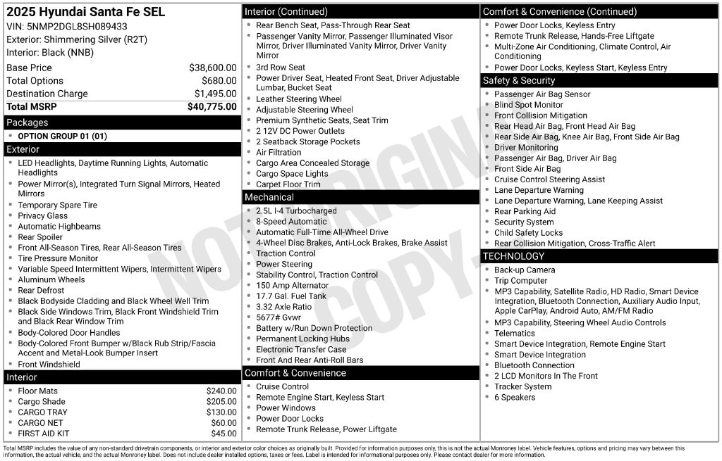 2025 Hyundai Santa Fe SEL - Photo 30