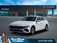 2026 Hyundai Elantra Hybrid Blue Sedan