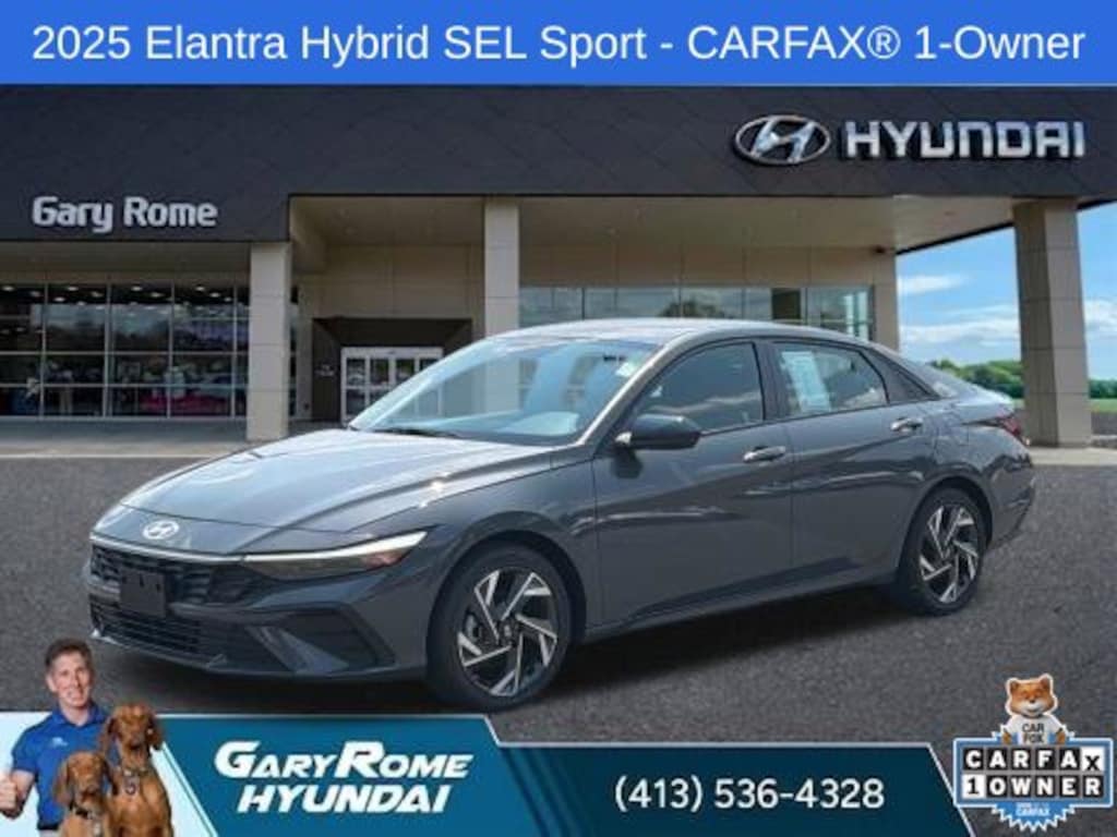 Certified 2025 Hyundai Elantra Hybrid SEL Sport Sedan