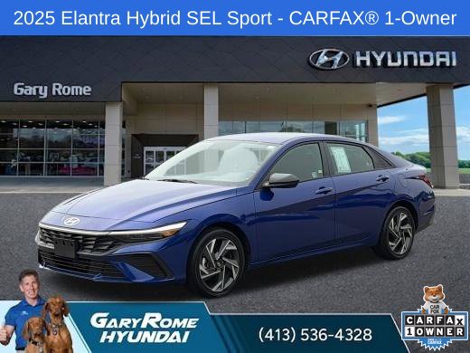 Certified 2025 Hyundai Elantra Hybrid SEL Sport Sedan