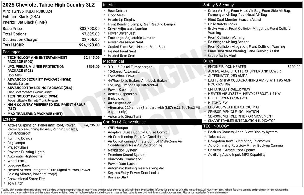 2026 Chevrolet Tahoe High Country - Photo 12
