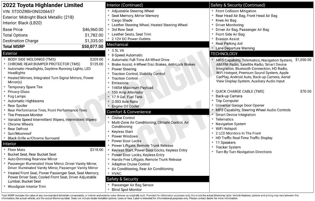 2022 Toyota Highlander